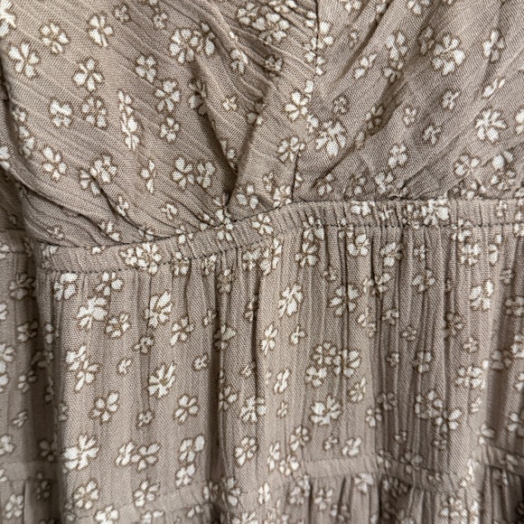 Altar'd State Taupe Textured Dress - Picture 2 of 4